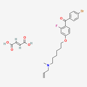 Structure - Ro 48-8071 fumarate, 98%