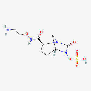 Structure - Nacubactam, OP0595 (free acid)