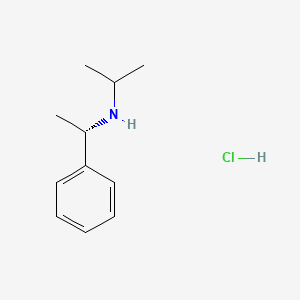 Structure - (S)-N-(1-Phenylethyl)propan-2-amine hydrochloride, 95%