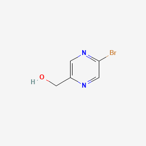 Structure - (5-Bromopyrazin-2-yl)methanol, 95%