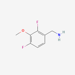 Structure - 2,4-Difluoro-3-methoxybenzylamine, 97%