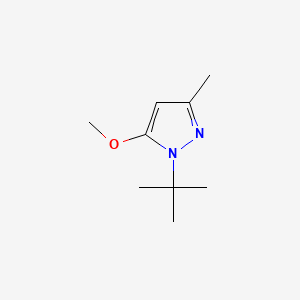 Structure - 1-(Tert-butyl)-5-methoxy-3-methyl-1H-pyrazole