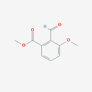 Structure - Methyl 2-formyl-3-methoxybenzoate