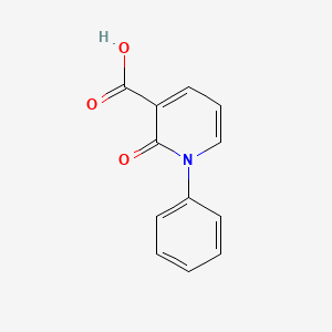 Structure - 2-Oxo-1-phenyl-1,2-dihydropyridine-3-carboxylicacid, 2-Oxo-1-phenyl-1,2-dihydropyridine-3-carboxylic acid