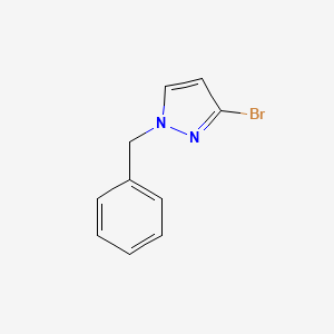 Structure - 1-Benzyl-3-bromo-1h-pyrazole