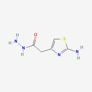 Structure - 2-(2-Aminothiazol-4-yl)acetohydrazide