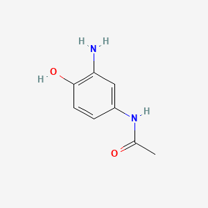Structure - N-(3-Amino-4-hydroxyphenyl)acetamide
