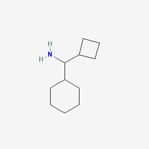 Structure - Cyclobutyl(cyclohexyl)methanamine