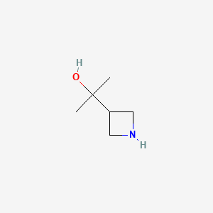 Structure - 2-(Azetidin-3-yl)propan-2-ol