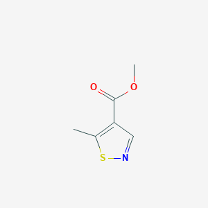 Structure - Methyl 5-methylisothiazole-4-carboxylate
