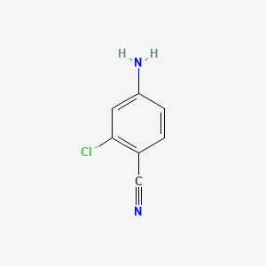 Structure - 4-Amino-2-chlorobenzonitrile, 97+%