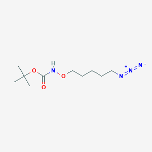 Structure - t-Boc-Aminooxy-pentane-azide, 98%