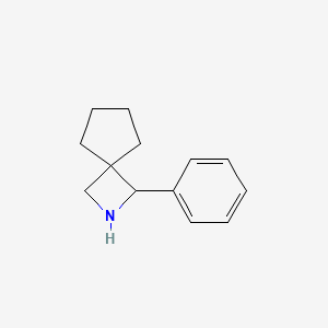 Structure - 1-Phenyl-2-azaspiro[3.4]octane, 95%