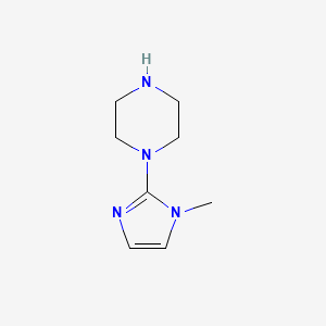 Structure - 1-(1-Methyl-1H-imidazol-2-yl)piperazine, 95%