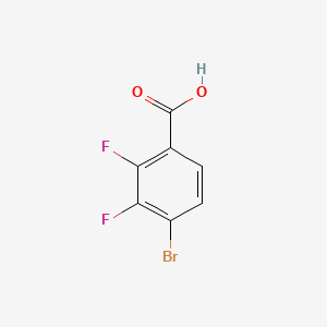Structure - 4-Bromo-2,3-difluorobenzoic acid, 98%