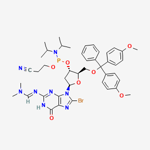 Struktur - DNA 8-Br-G(dmf) amidite, 95%