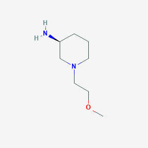 Struktur - (S)-1-(2-Methoxyethyl)piperidin-3-amine, 97%