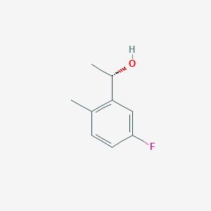 Struktur - (1S)-1-(5-Fluoro-2-methylphenyl)ethan-1-ol, 95%