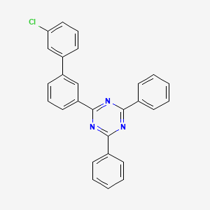 Struktur - 2-(3'-Chloro-[1,1'-biphenyl]-3-yl)-4,6-diphenyl-1,3,5-triazine, 95%