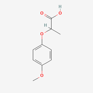 Struktur - 2-(4-Methoxyphenoxy)propanoic acid, 95%