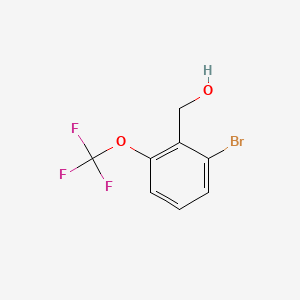 Struktur - (2-Bromo-6-(trifluoromethoxy)phenyl)methanol, 98%