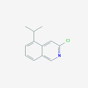 Struktur - 3-Chloro-5-isopropyl-isoquinoline