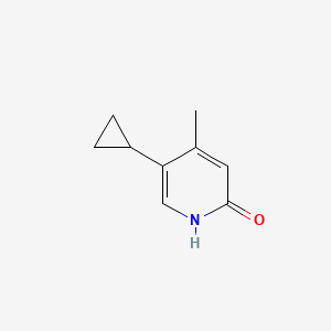 Struktur - 5-Cyclopropyl-4-methylpyridin-2(1H)-one