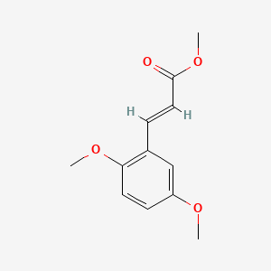 Struktur - Methyl (E)-3-(2,5-dimethoxyphenyl)acrylate, Methyl (E)-3-(2,5-Dimethoxyphenyl)propenoate