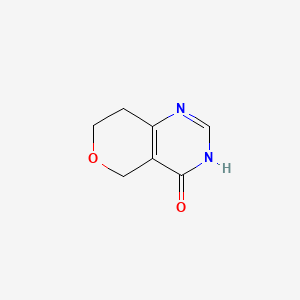 Struktur - 3,5,7,8-Tetrahydro-4H-pyrano[4,3-d]pyrimidin-4-one, 7,8-Dihydro-3H-pyrano[4,3-d]pyrimidin-4(5H)-one