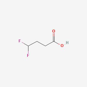 Struktur - 4,4-Difluorobutanoic acid