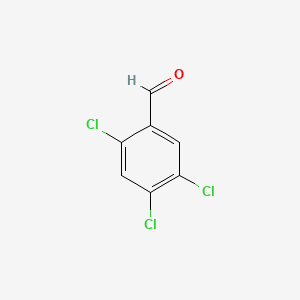 Struktur - 2,4,5-Trichlorobenzaldehyde