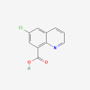 Struktur - 6-Chloroquinoline-8-carboxylic acid, 96%