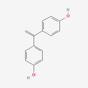 Struktur - 4,4'-Ethenylidenebisphenol, 95%