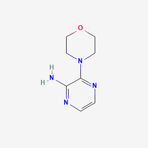 Struktur - 2-Amino-3-morpholin-4-ylpyrazine, 99%