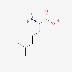 Struktur - (S)-2-Amino-6-methylheptanoic acid, 97%