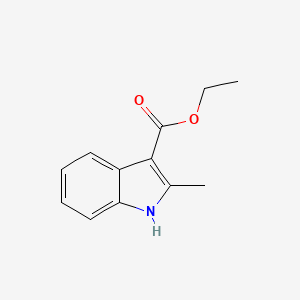 Struktur - Ethyl 2-methylindole-3-carboxylate, 98%