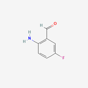 Structuur - 2-Amino-5-Fluorobenzaldehyde, 98%