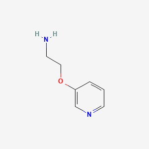 Structuur - 2-(Pyridin-3-yloxy)ethanamine, 97%