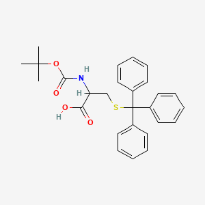 Structuur - N-Boc-S-trityl-L-cysteine, 98%