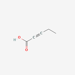 Structuur - Pent-2-ynoic acid, 95%
