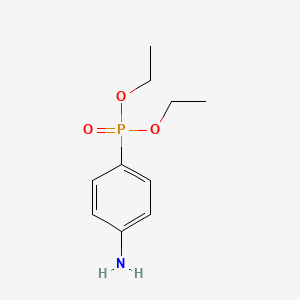 Structuur - Diethyl (4-aminophenyl)phosphonate, 95%