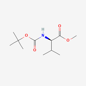 Structuur - D-Boc Valine methyl ester, 96%