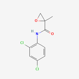 Structuur - N-(2,4-Dichlorophenyl)-2-methyl-2-oxiranecarboxamide, 95%