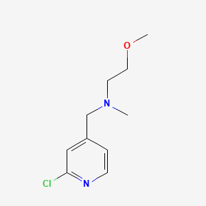 Structuur - [(2-Chloropyridin-4-yl)methyl](2-methoxyethyl)methylamine, 95%