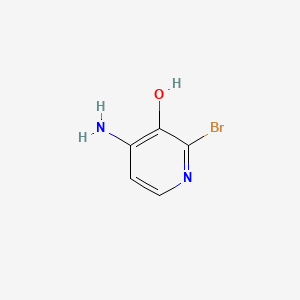 Structuur - 4-Amino-2-bromopyridin-3-ol, 95%