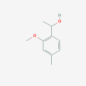 Structuur - 1-(2-Methoxy-4-methylphenyl)ethan-1-ol