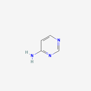 Structuur - 4-Aminopyrimidine, Pyrimidin-4-amine