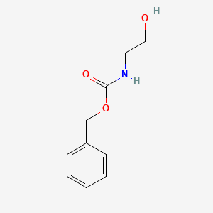 Structuur - 2-(Benzyloxycarbonylamino)-1-ethanol, >97.0%(GC)