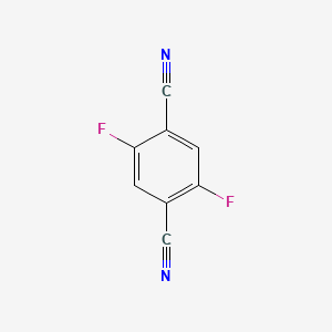 Structuur - 2,5-Difluoro-1,4-benzenedicarbonitrile
