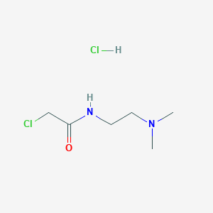 Structuur - 2-Chloro-n-[2-(dimethylamino)ethyl]acetamide hydrochloride, Intermediate